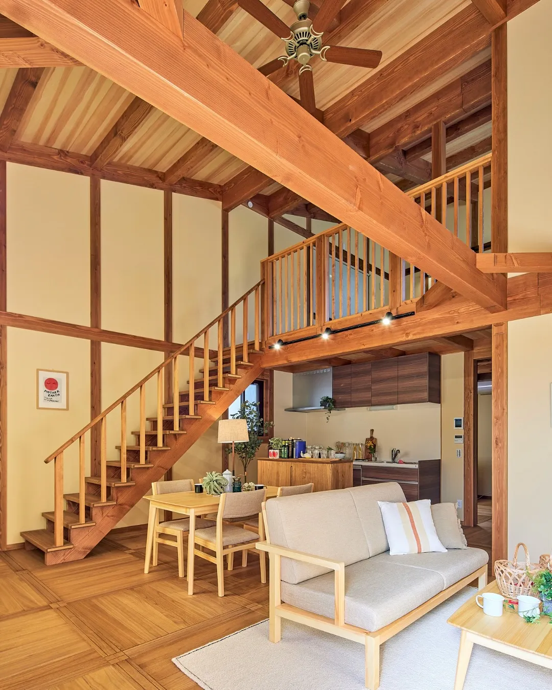 自然素材で居心地のよい住まい🌳