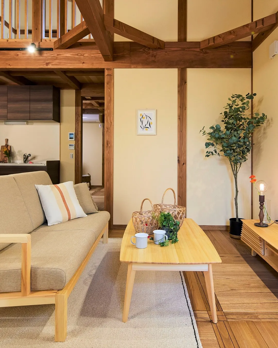 自然素材で居心地のよい住まい🌳