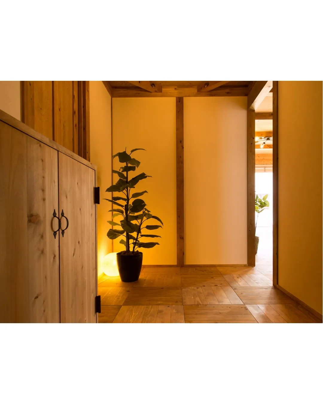 木の温もりに包まれる🏠