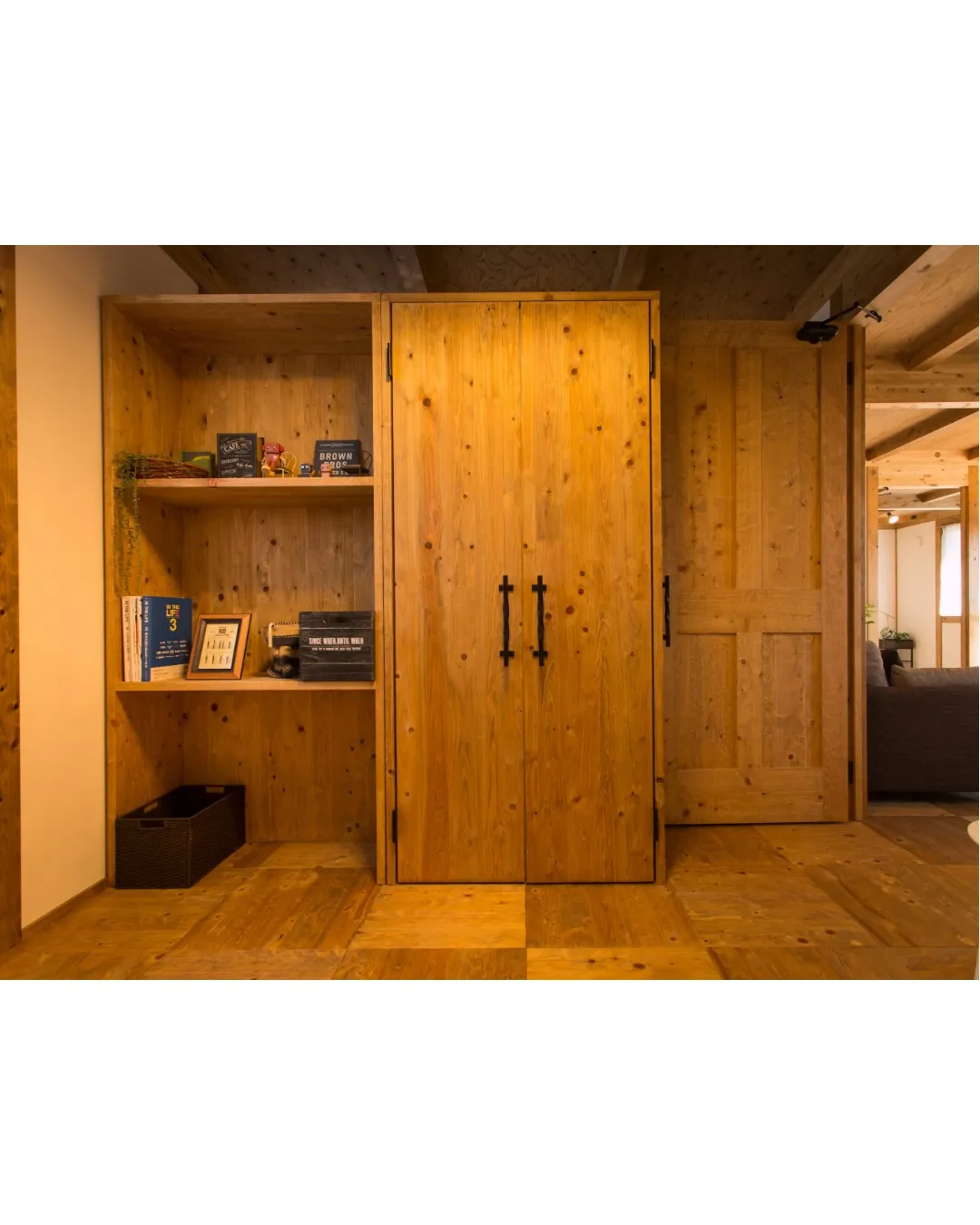 木の温もりに包まれる🏠