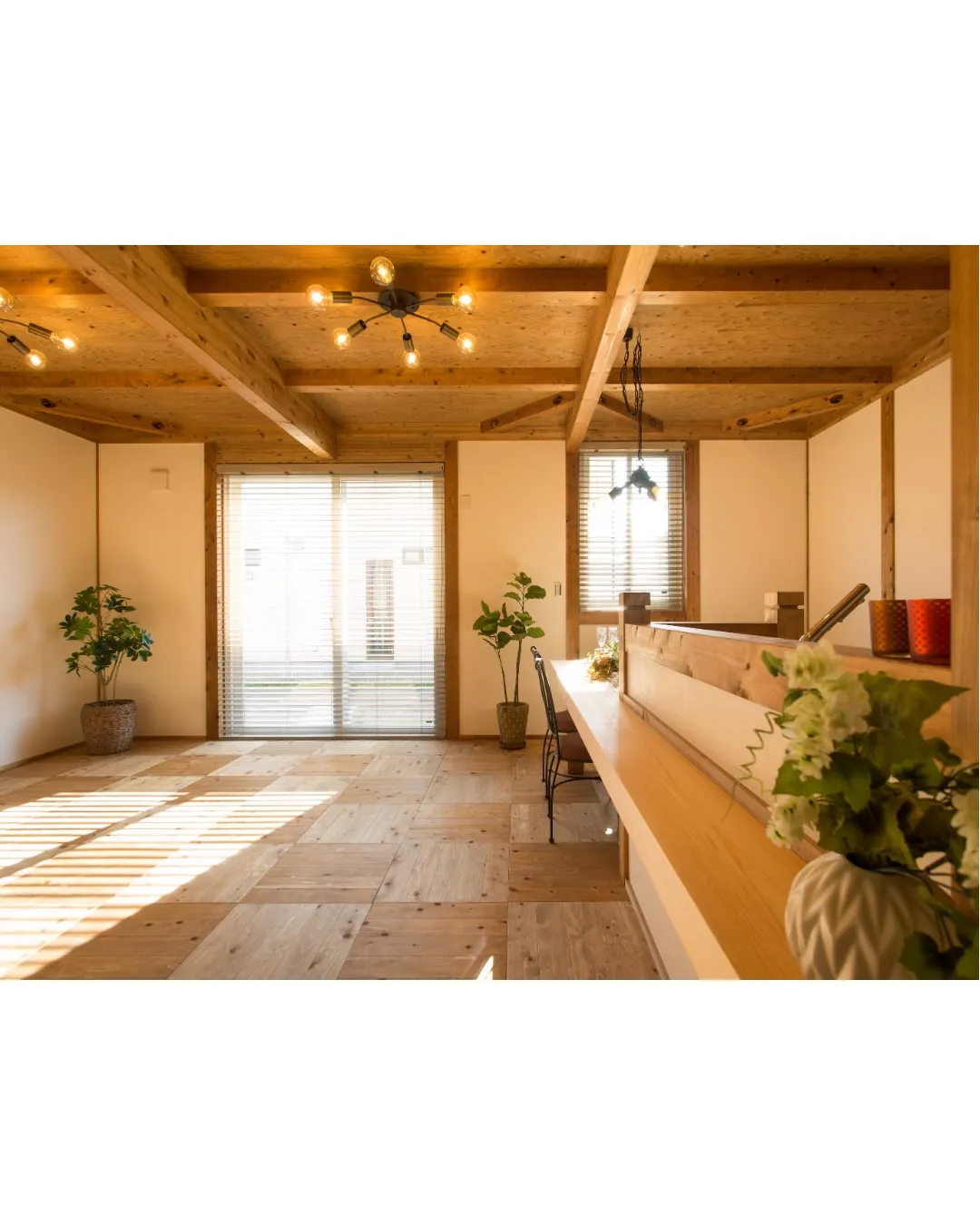 木の温もりに包まれる🏠