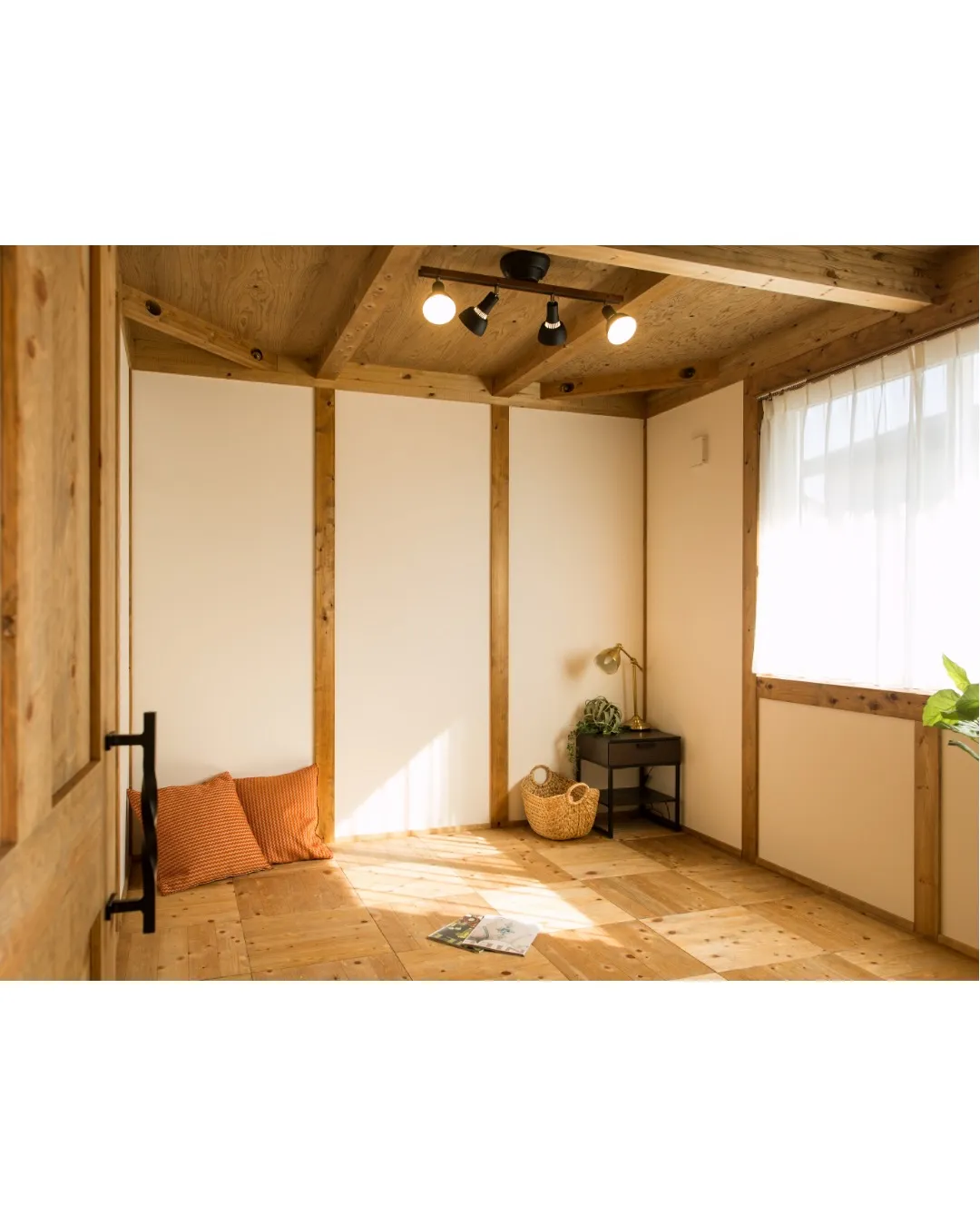 木の温もりに包まれる🏠