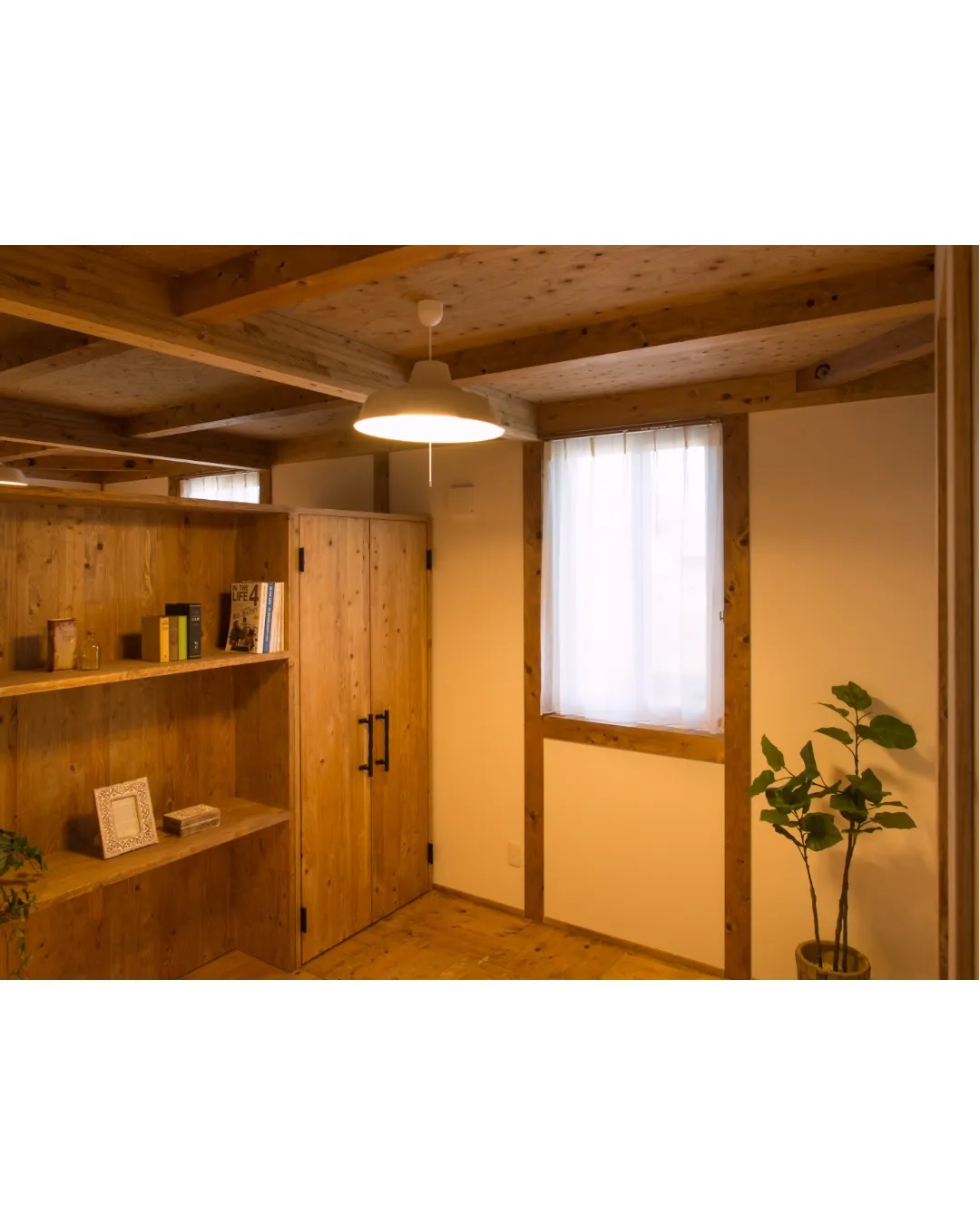 木の温もりに包まれる🏠