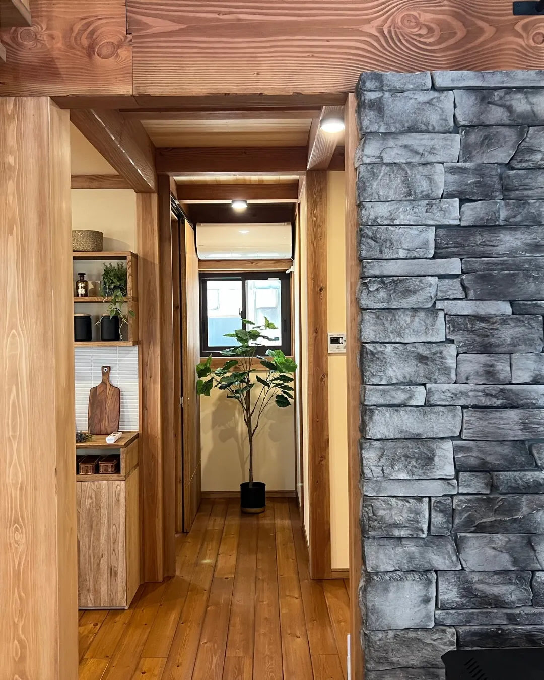 自然素材の憧れキッチン✨