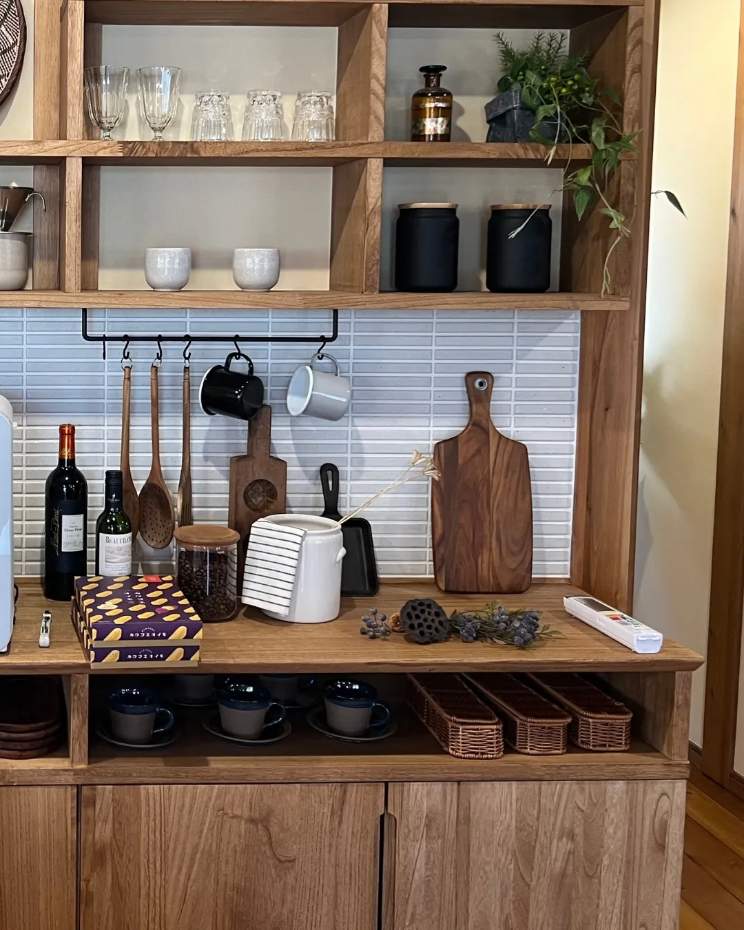 自然素材の憧れキッチン✨