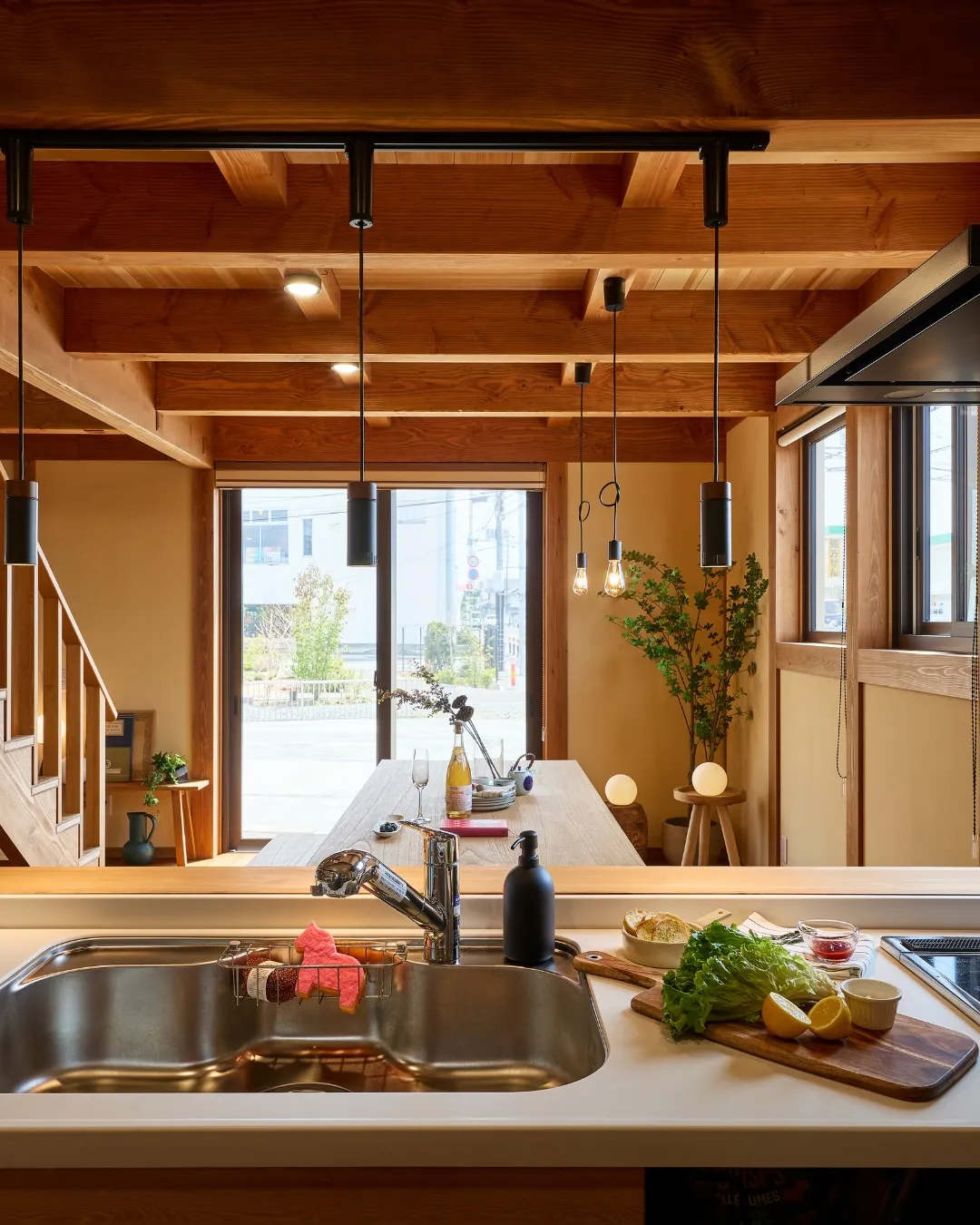 自然素材の憧れキッチン✨