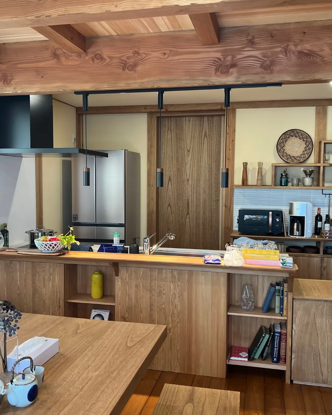 自然素材の憧れキッチン✨