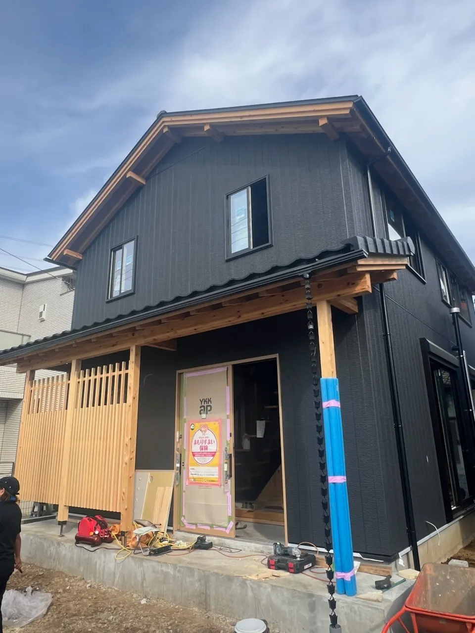 【川越市】ひのきに囲まれた癒やしの空間！新モデルハウスの建築が着々と進んでいます！